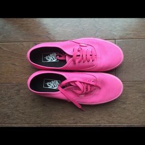 Vans-neon pink